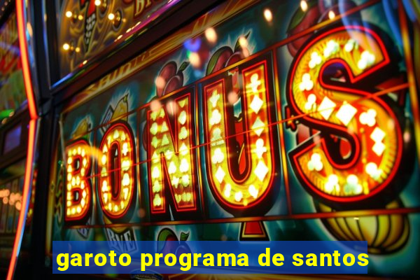 garoto programa de santos